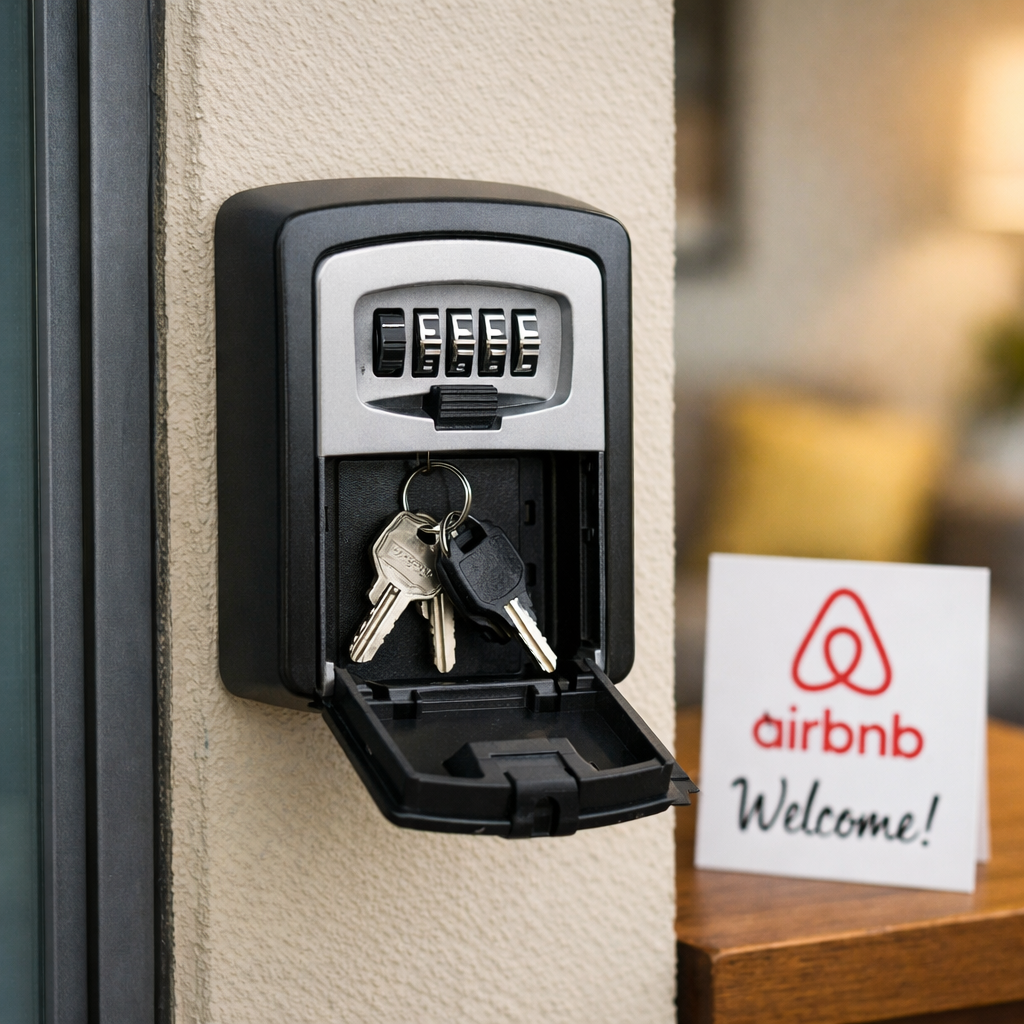 Coffre à clés sécurisé mural Airbnb